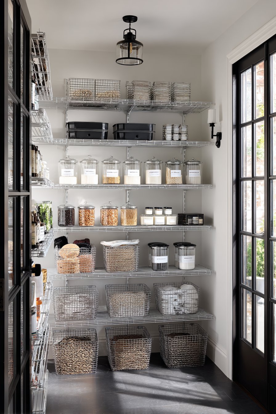 Install Floor-to-Ceiling Adjustable Shelving