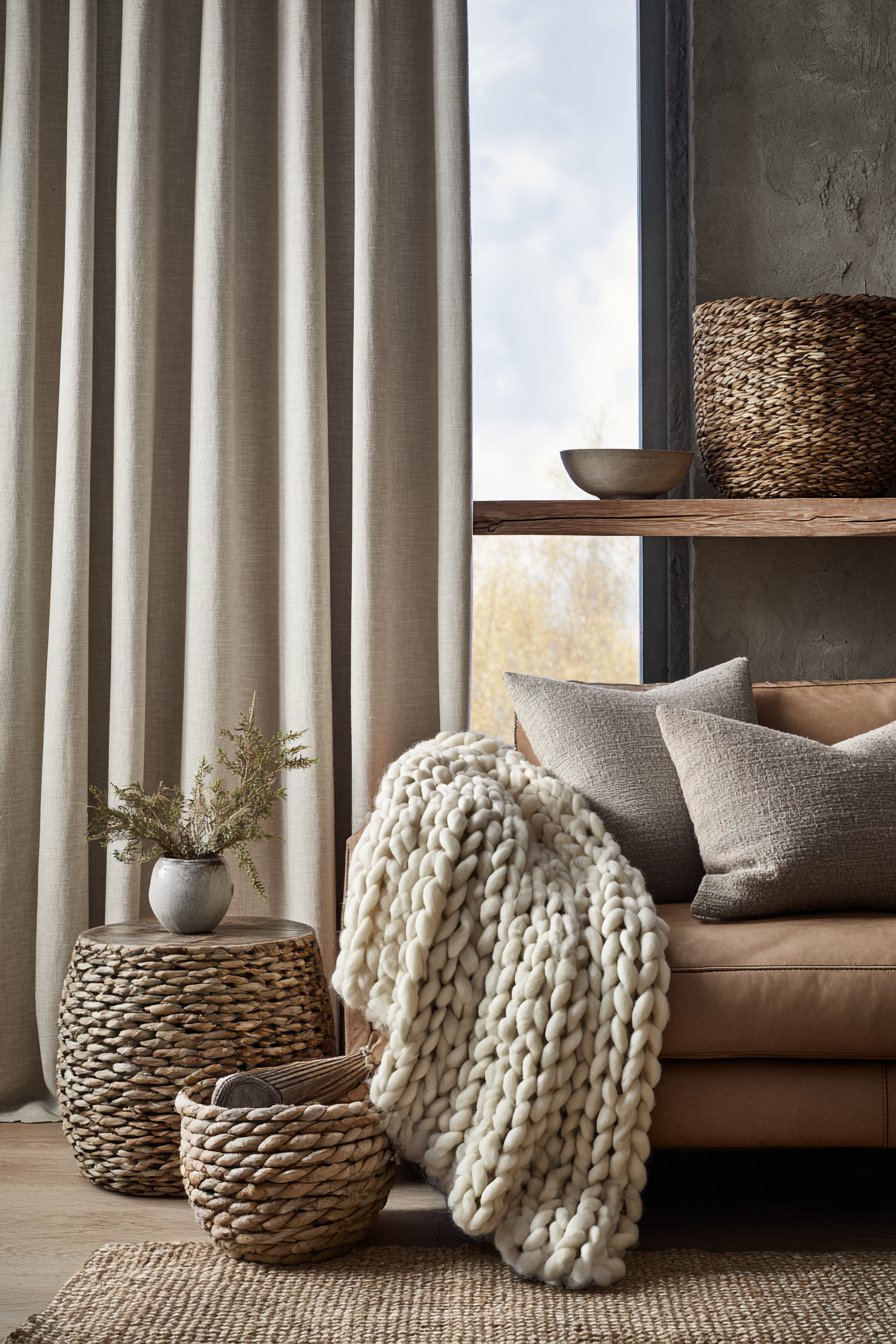 Layer Natural Textures Throughout the Space