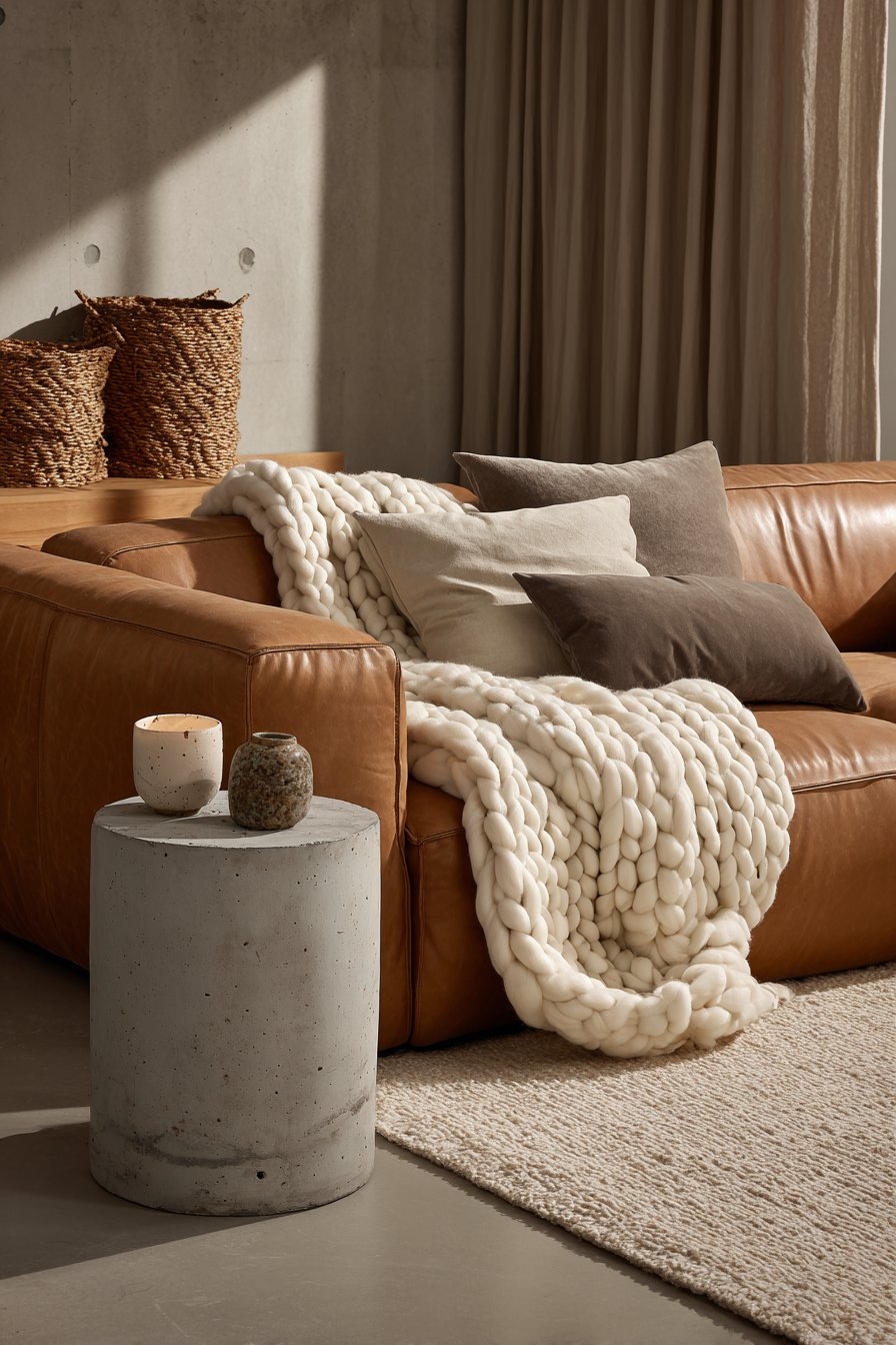 Layer Natural Textures Throughout the Space