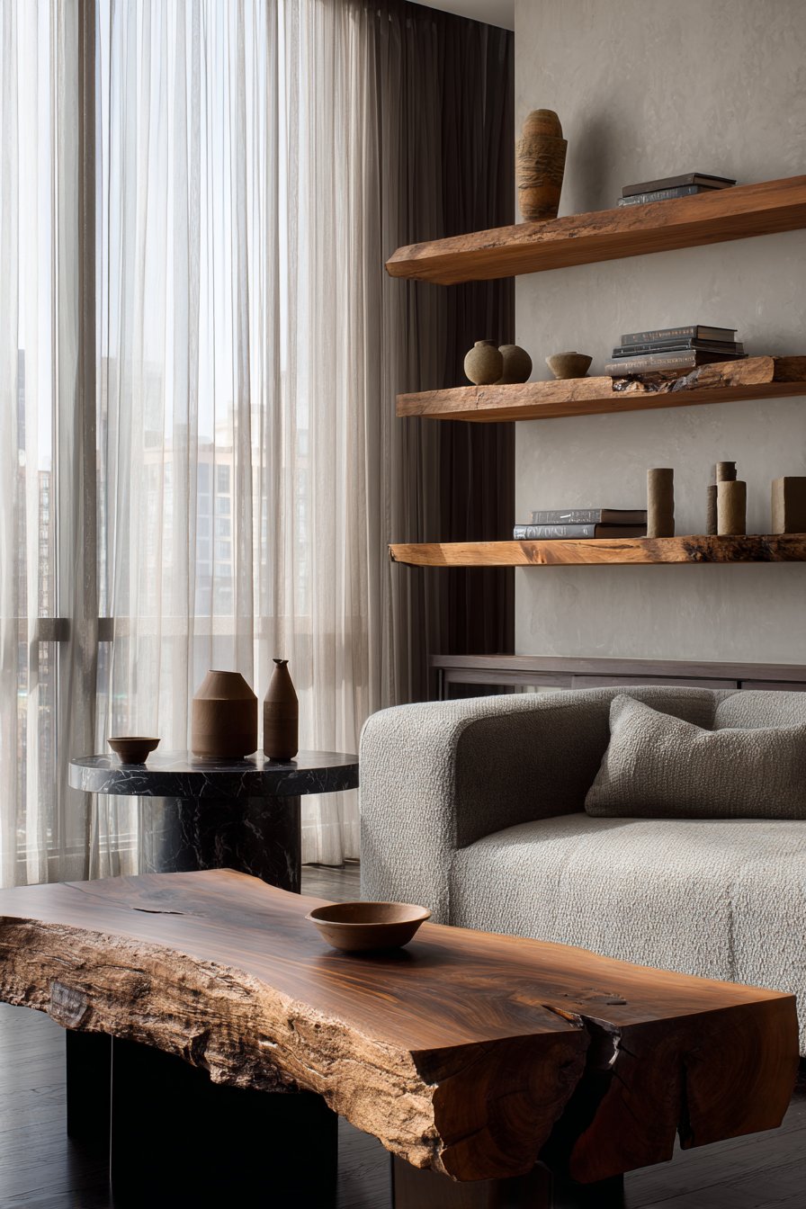 Introduce Warm Wood Tones and Natural Materials