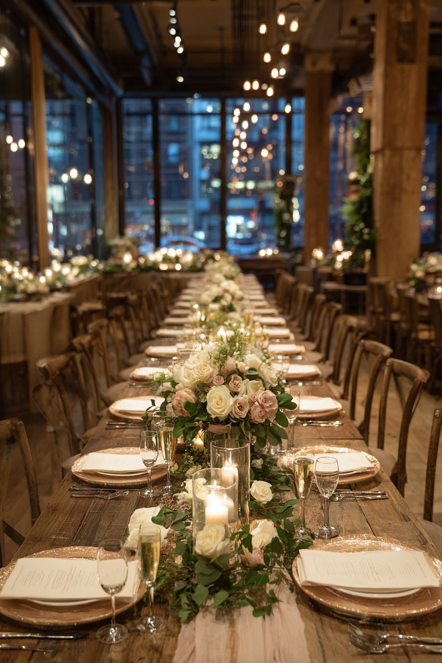 Blush Pink Romance with Metallic Accents