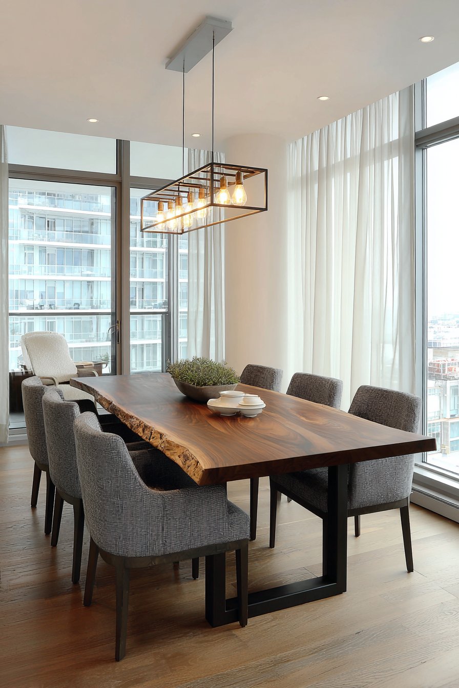 Natural Elegance with Live-Edge Walnut