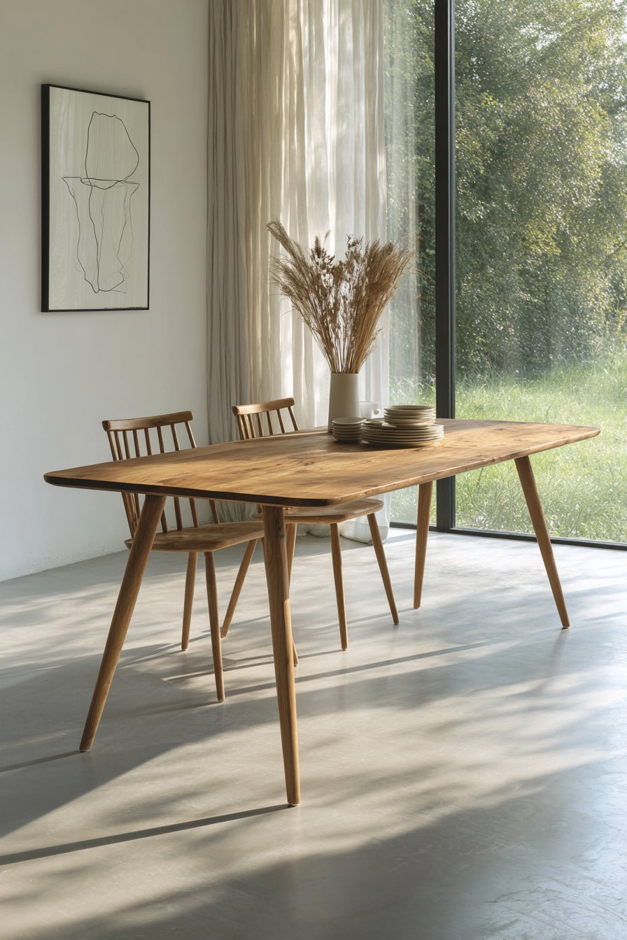 Warm Walnut and Natural Oak Harmony