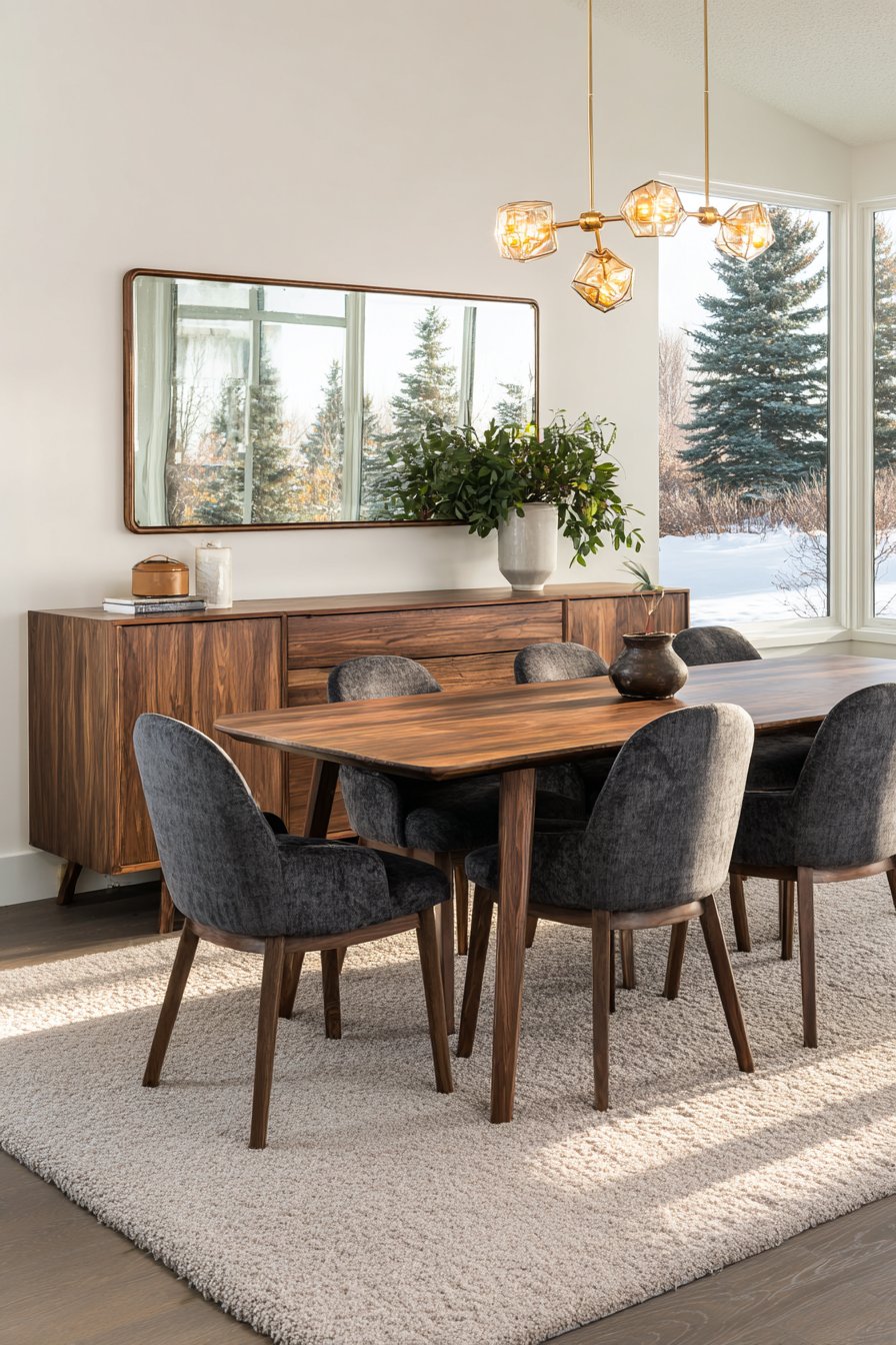 Contemporary Beveled Edge Elegance