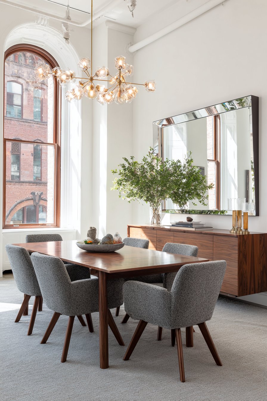 Contemporary Beveled Edge Elegance