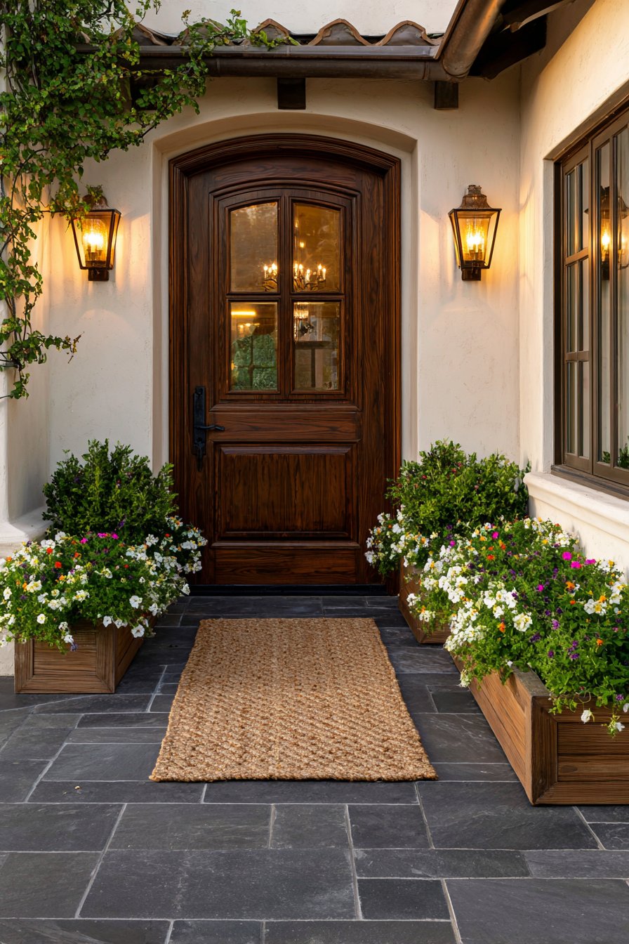 Classic Wood and Greenery Welcome