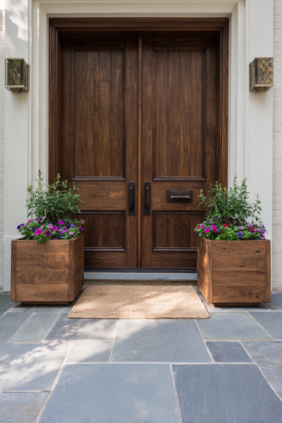 Classic Wood and Greenery Welcome