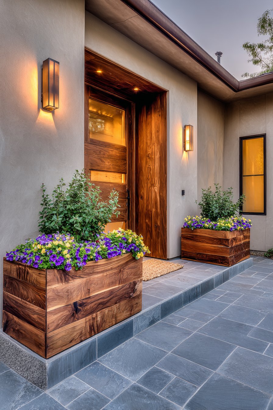 Classic Wood and Greenery Welcome