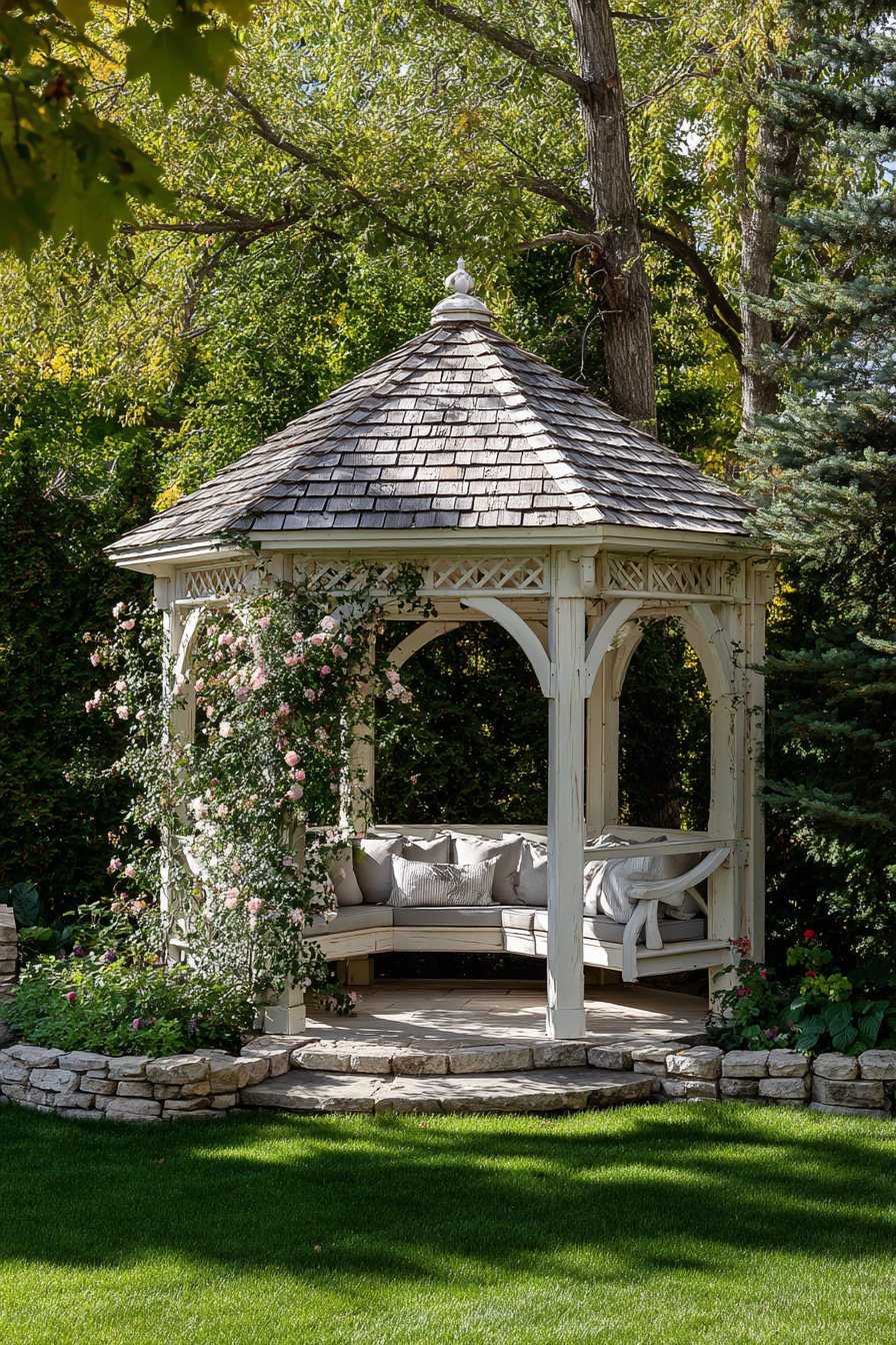 Traditional Wooden Octagonal Gazebo
