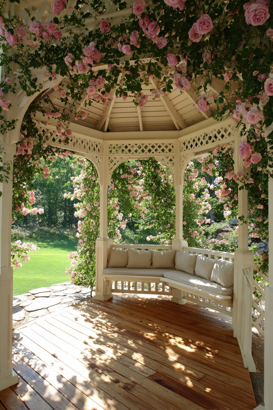 Traditional Wooden Octagonal Gazebo