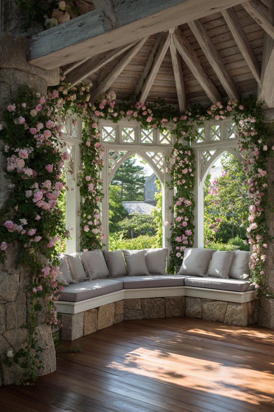 Traditional Wooden Octagonal Gazebo