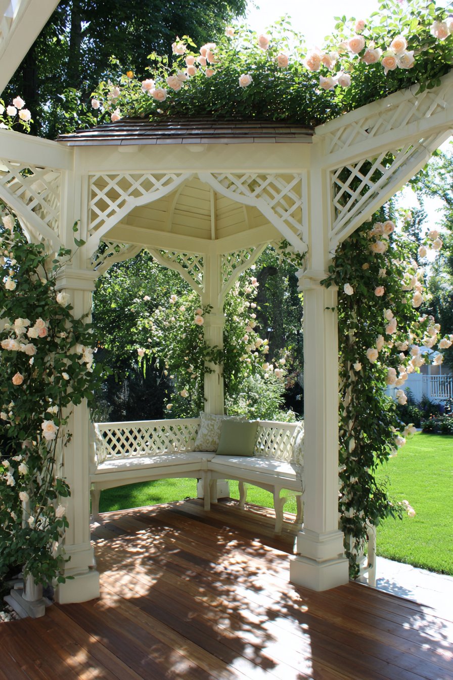 Traditional Wooden Octagonal Gazebo