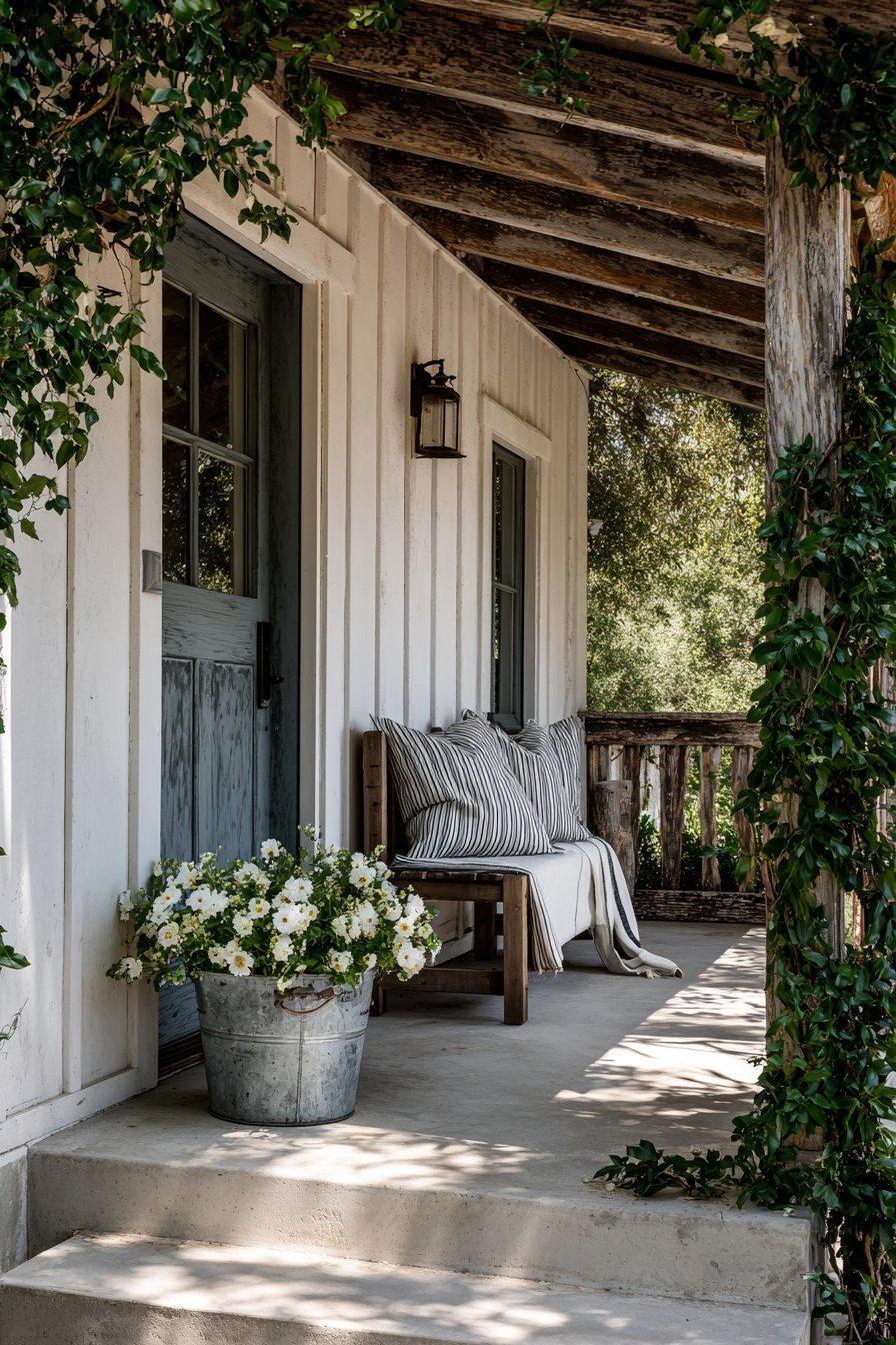 Vintage Blue Cottage Charm