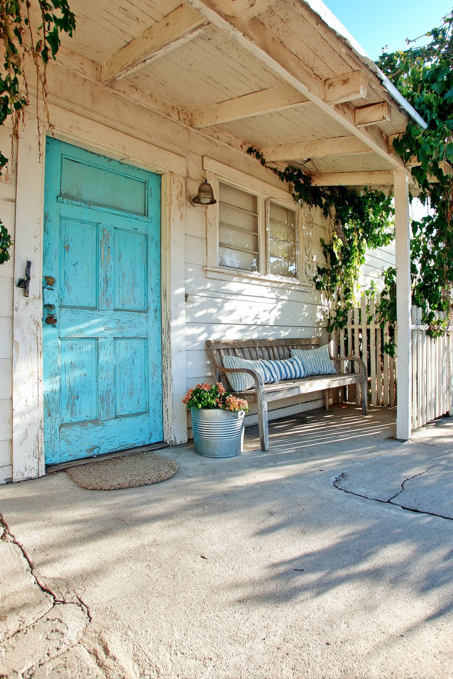 Vintage Blue Cottage Charm