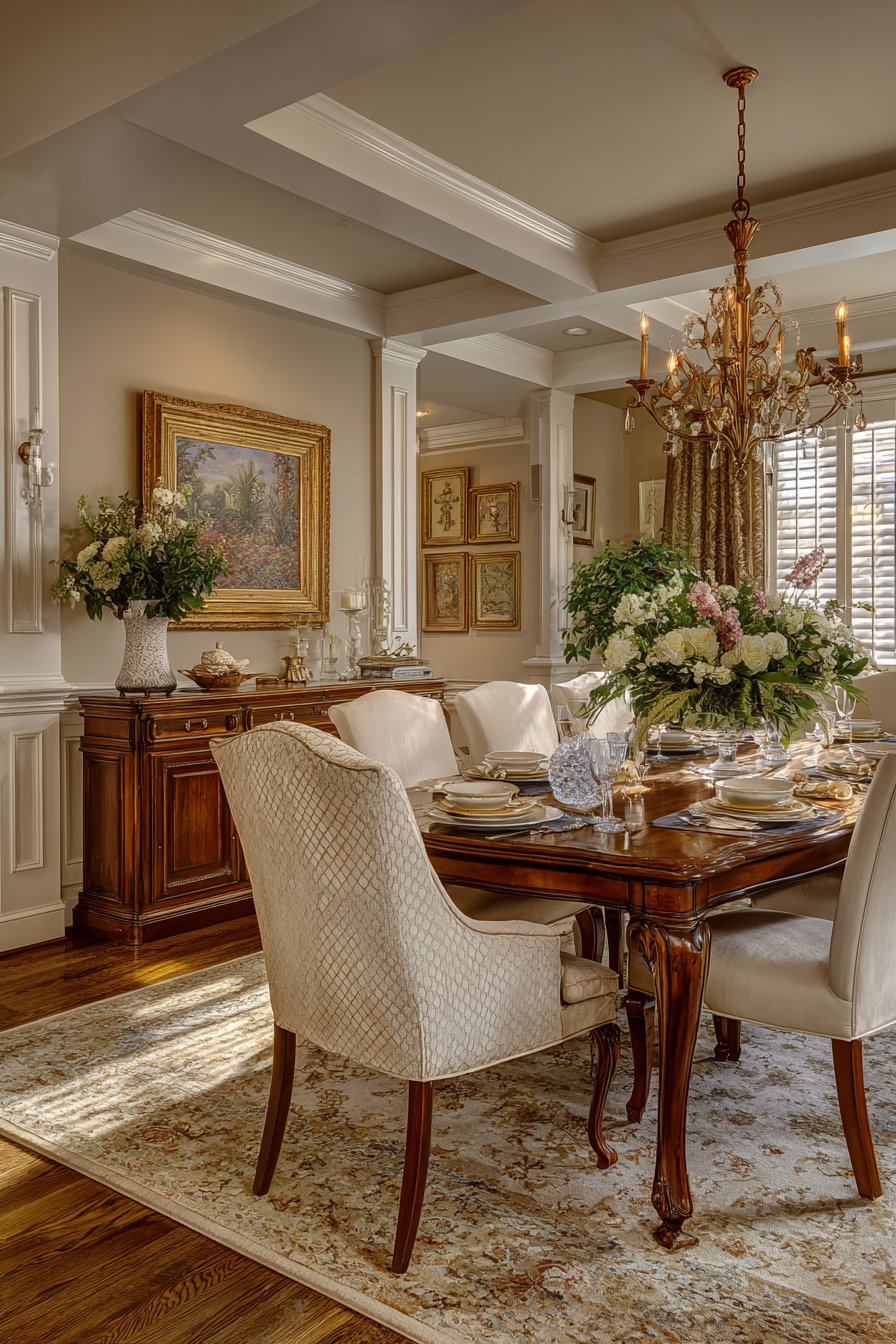 Cherry Wood Formality with Queen Anne Styling