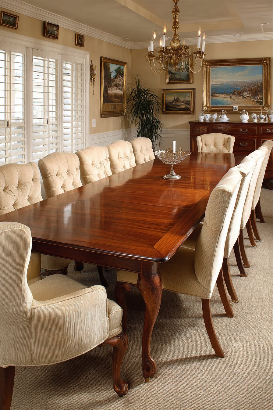 Cherry Wood Formality with Queen Anne Styling