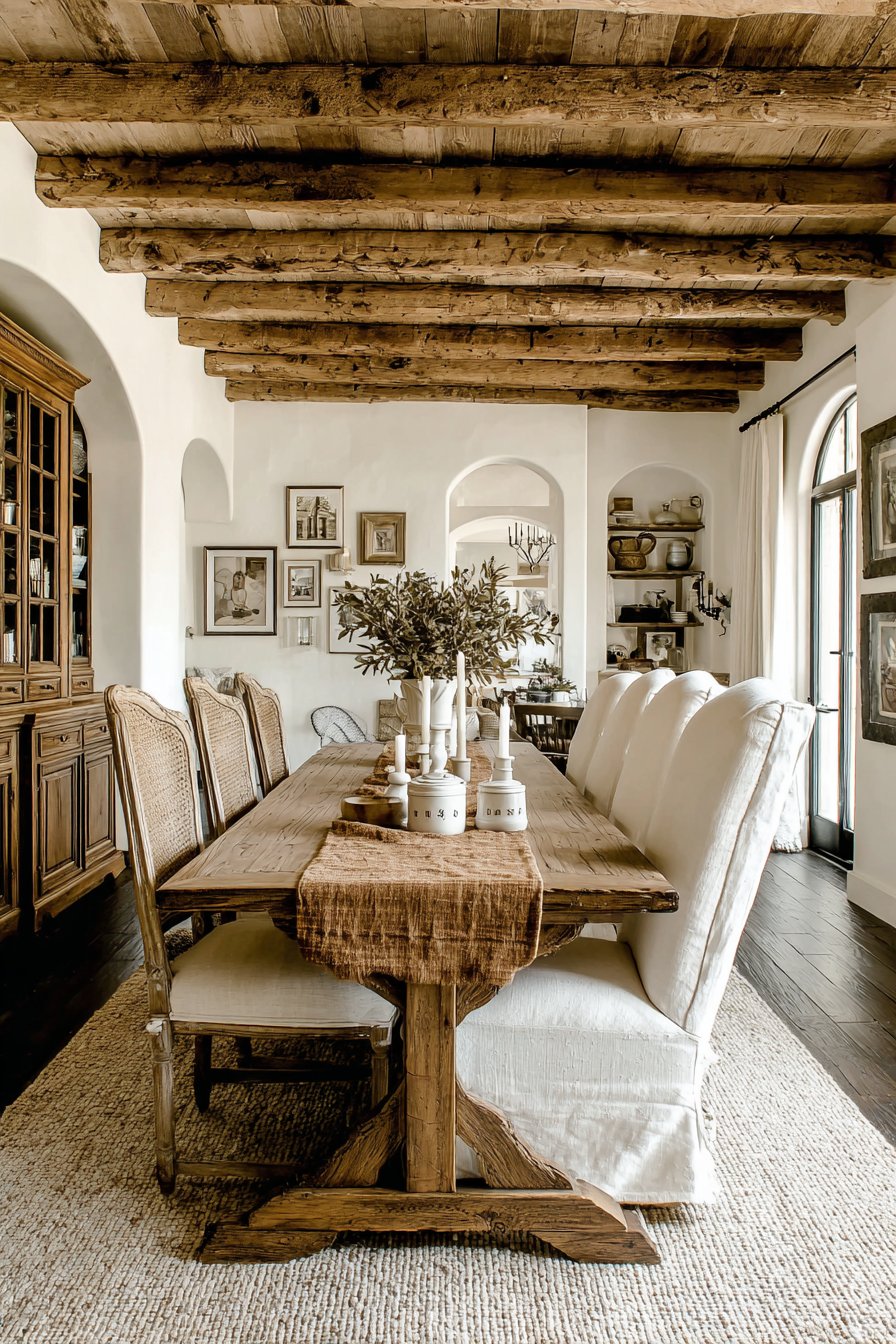 Rustic Farmhouse Charm with Reclaimed Wood Character