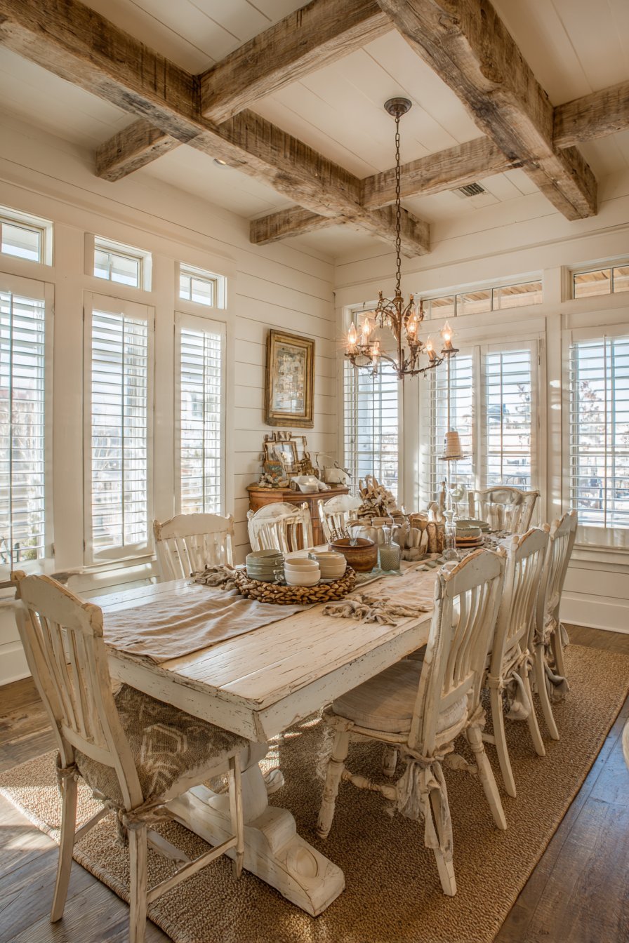 Farmhouse Distressed White Character