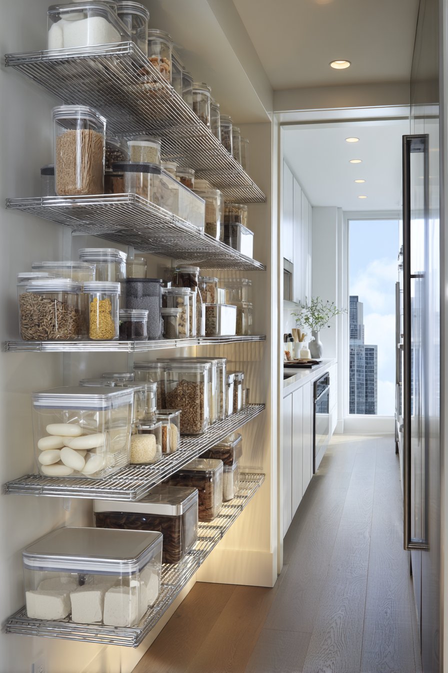 Install Floor-to-Ceiling Adjustable Shelving