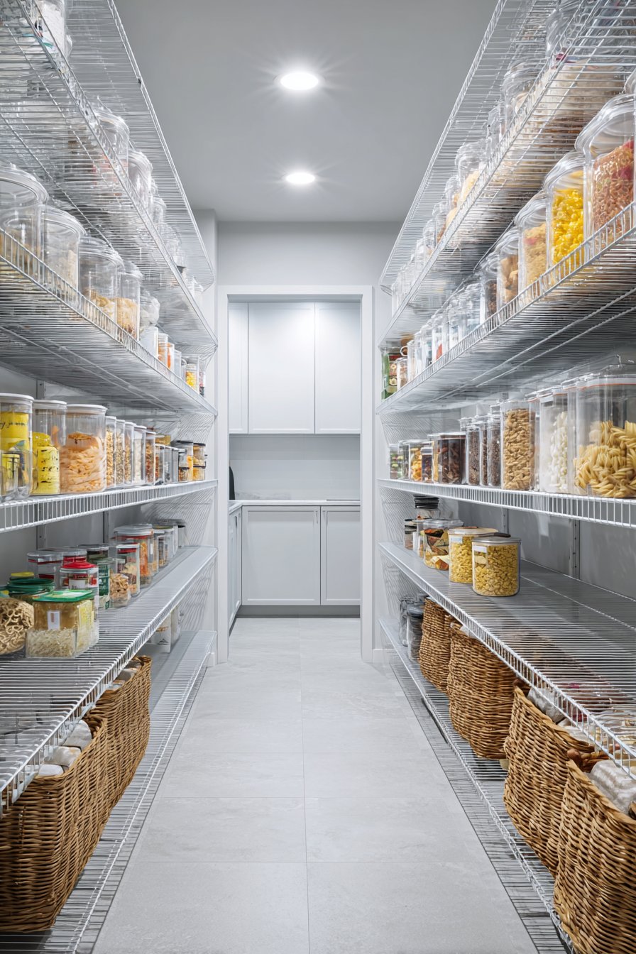 Install Floor-to-Ceiling Adjustable Shelving