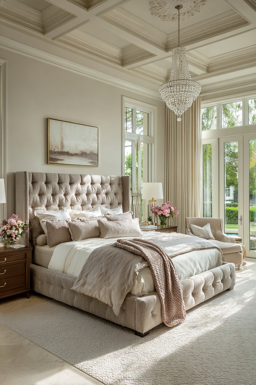 Sophisticated Coffered Ceiling Elegance