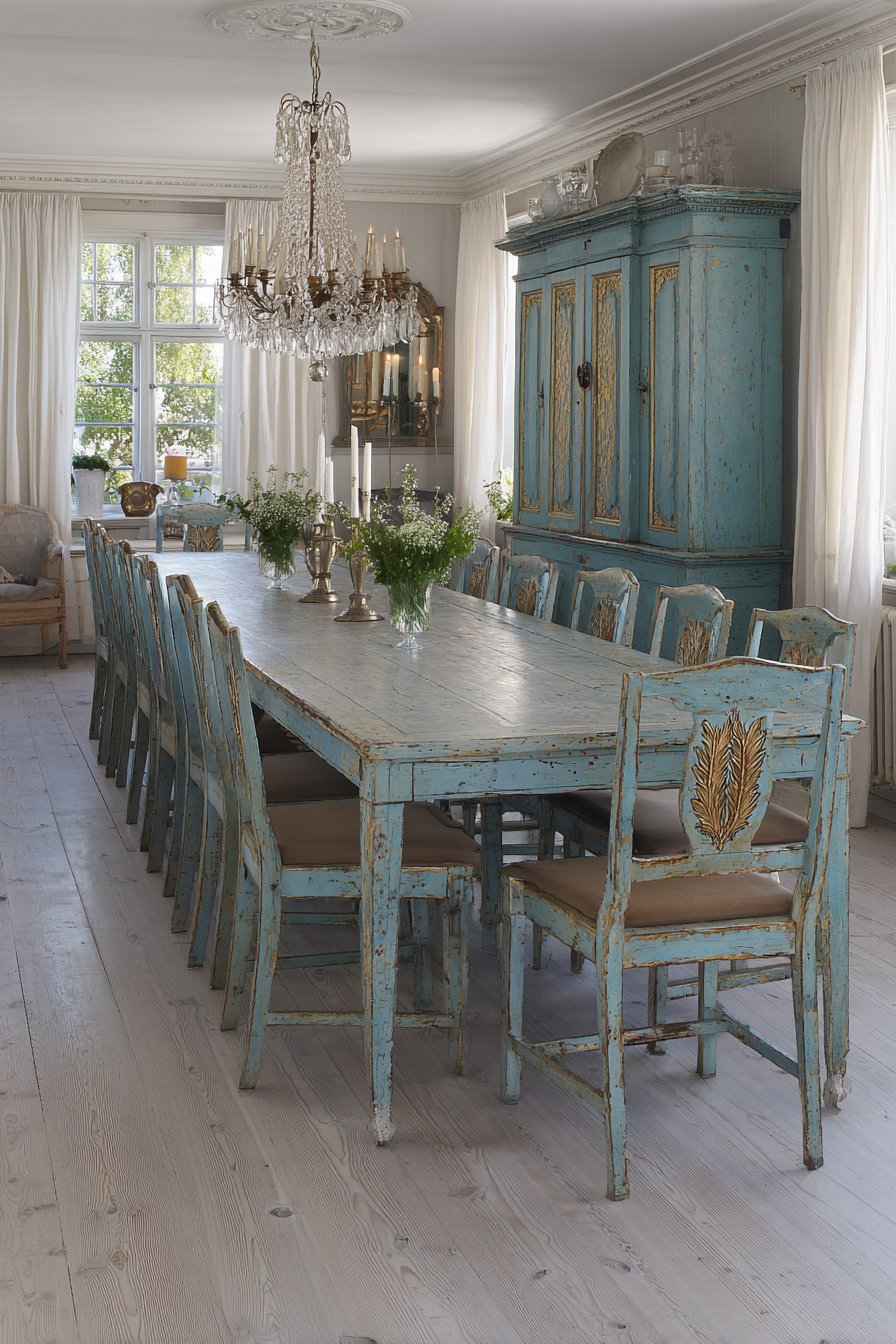 Swedish Gustavian Painted Simplicity
