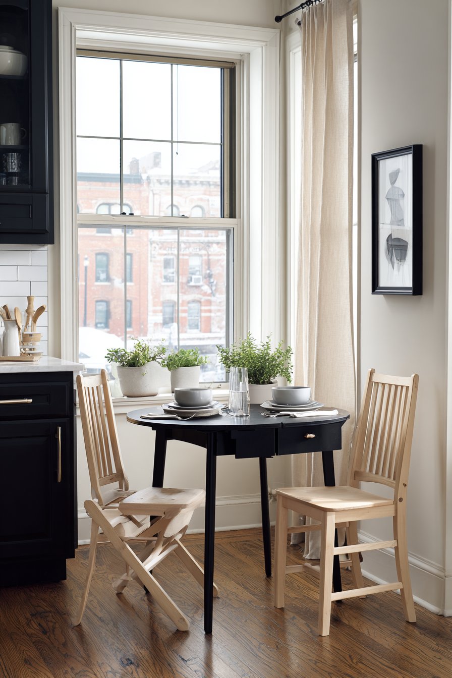 Compact Drop-Leaf for Small Spaces