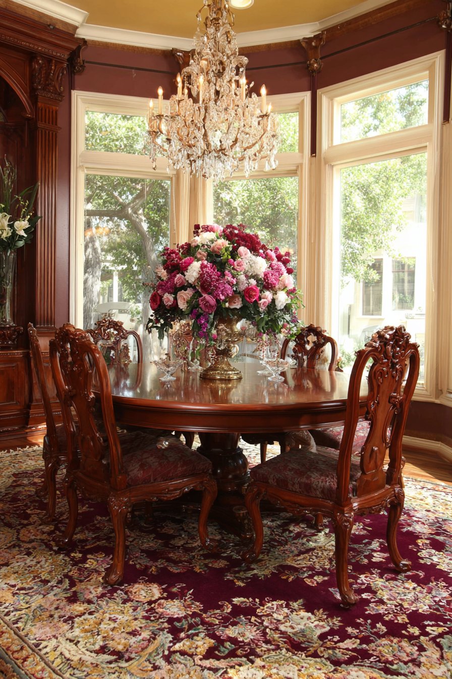 Traditional Cherry Wood Formality