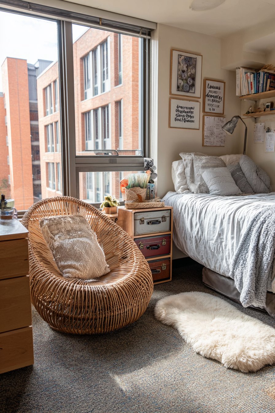 Corner Reading Nook Creation