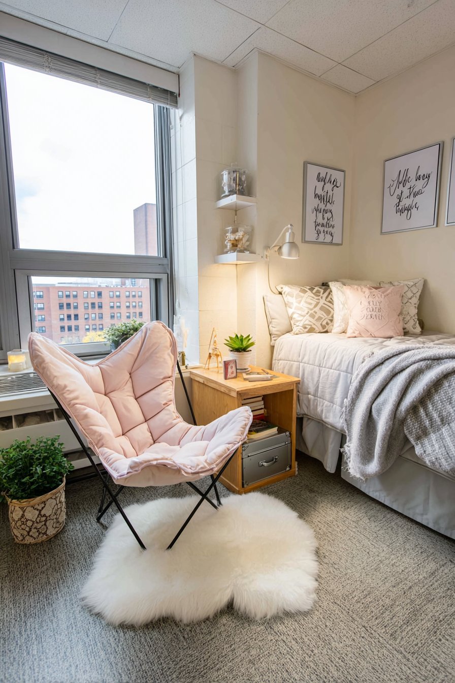 Corner Reading Nook Creation