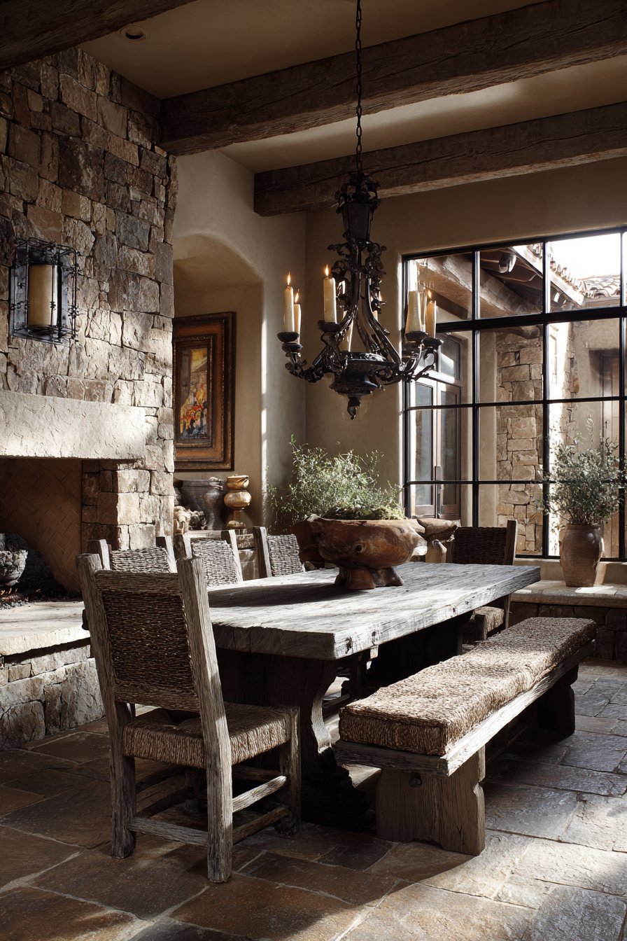 Rustic Rough-Hewn Oak Authenticity