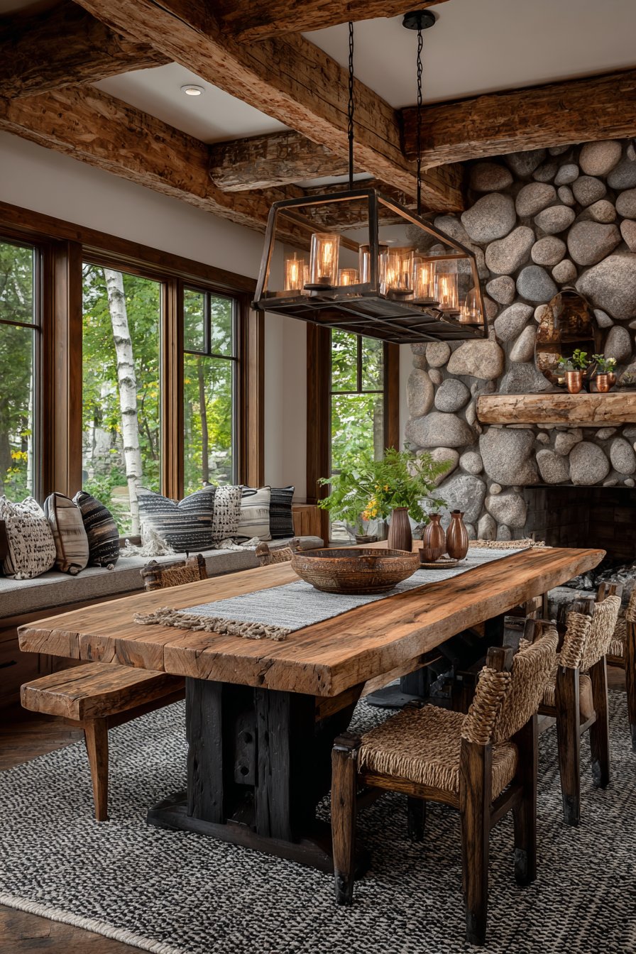 Rustic Rough-Hewn Oak Authenticity