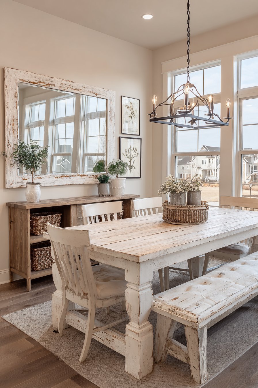 Farmhouse Distressed White