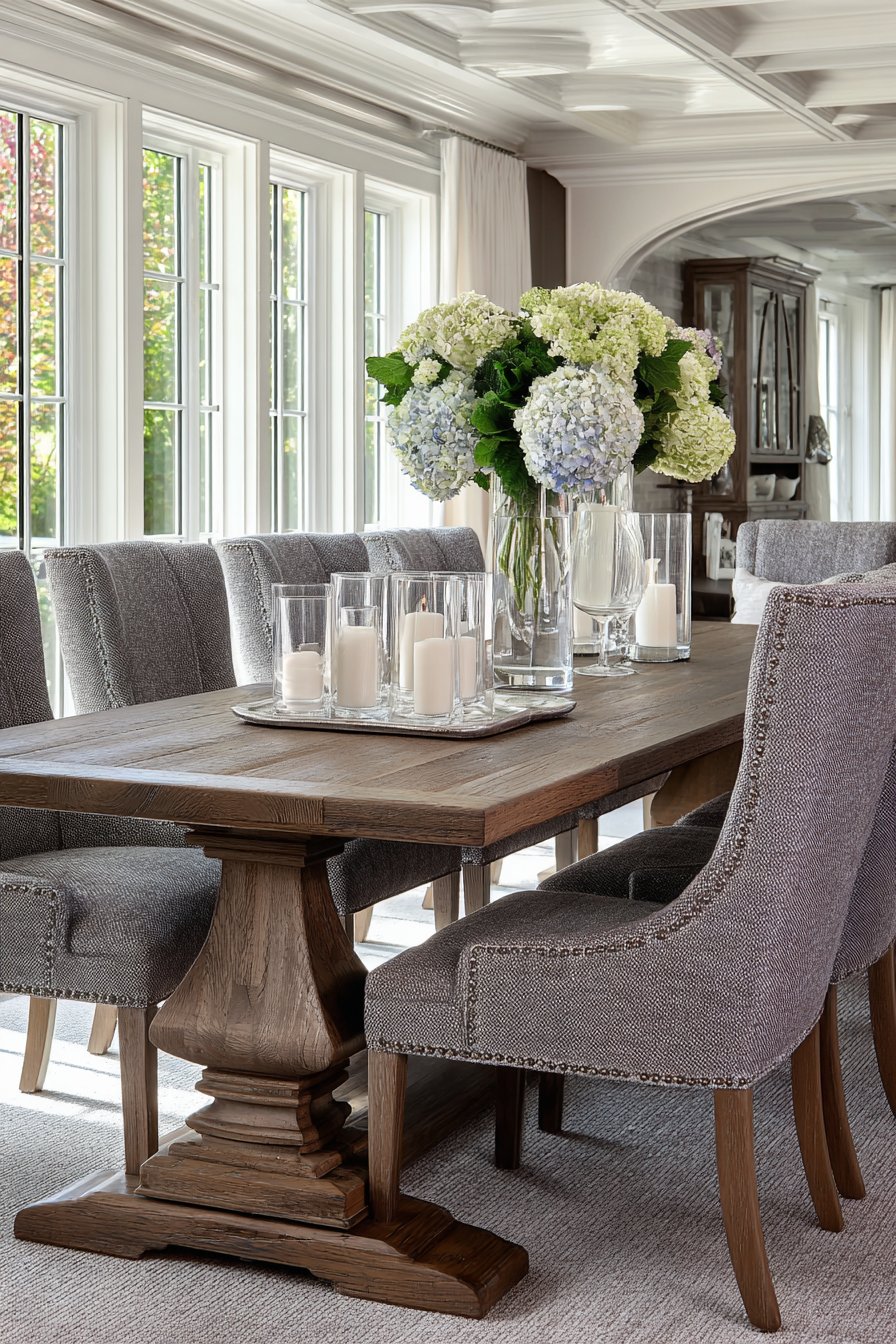 Transitional Black with Turned Legs