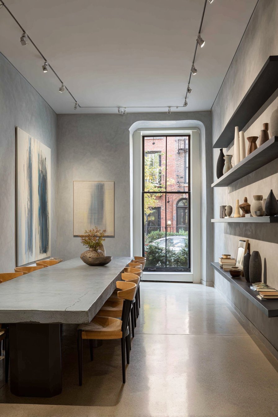 Concrete and Plywood Modern Industrial