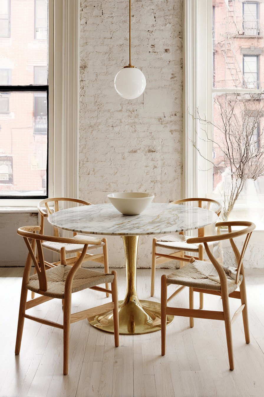 Dark Walnut Extendable with Grey Linen