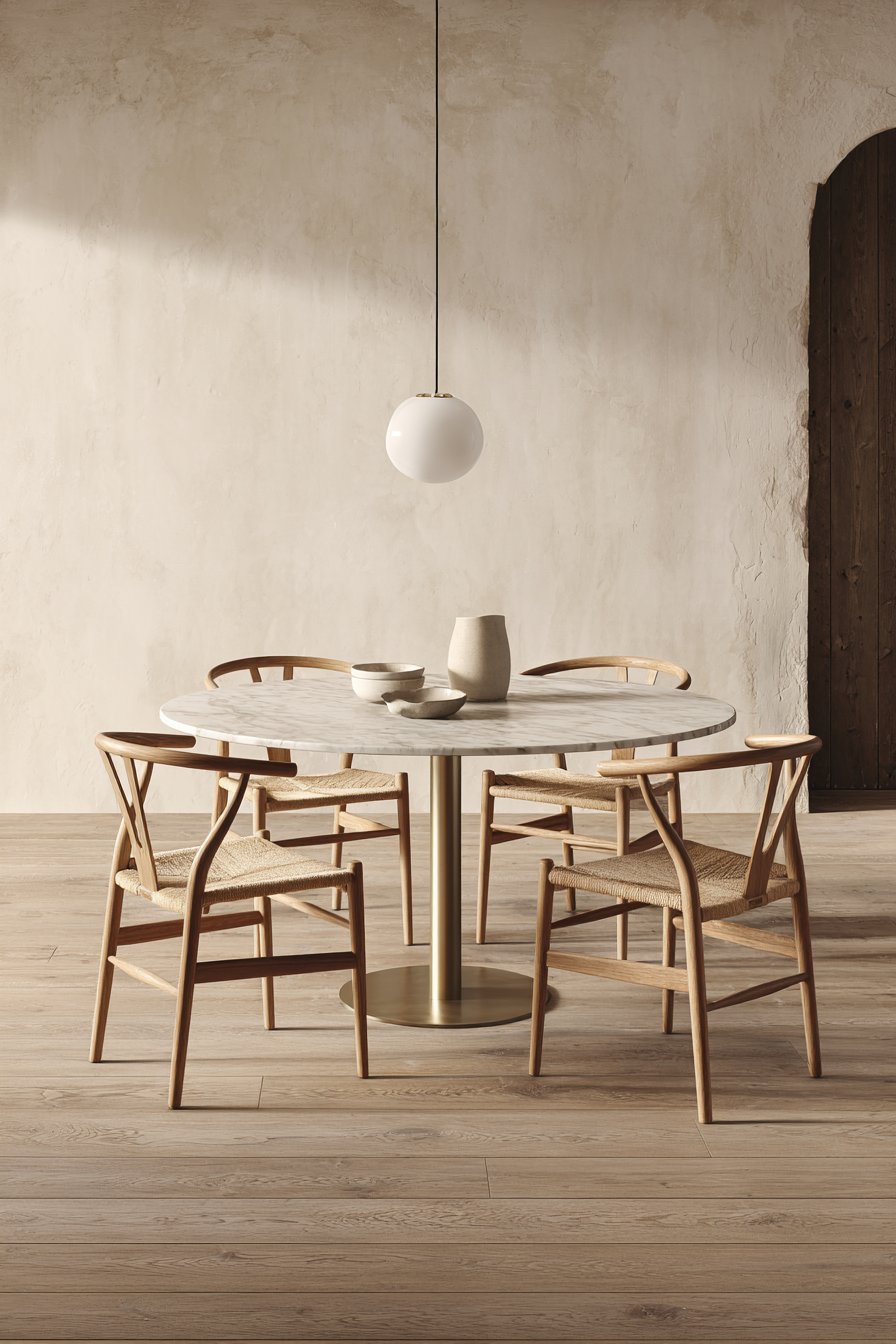 Dark Walnut Extendable with Grey Linen