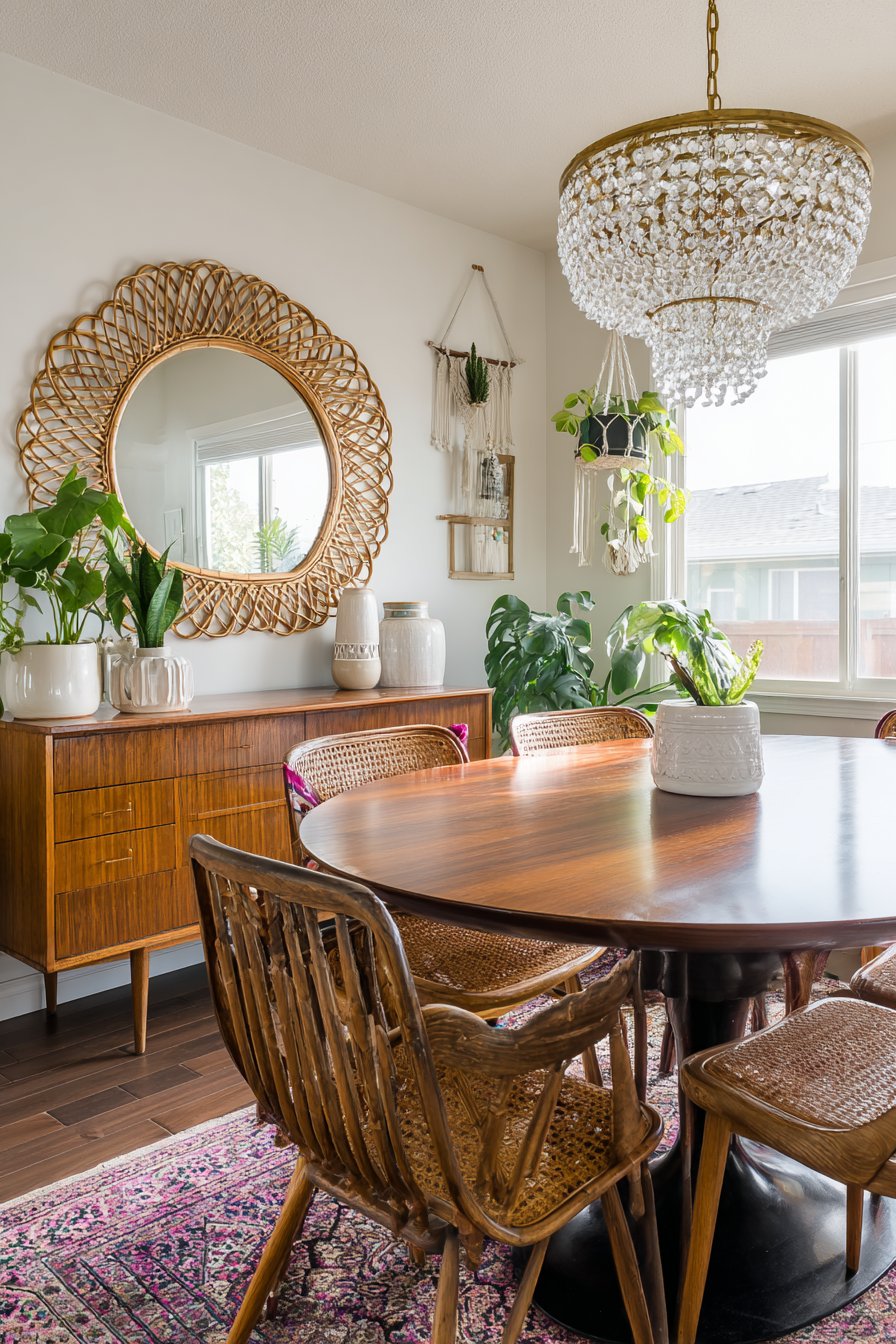 Bohemian Rattan Asymmetry