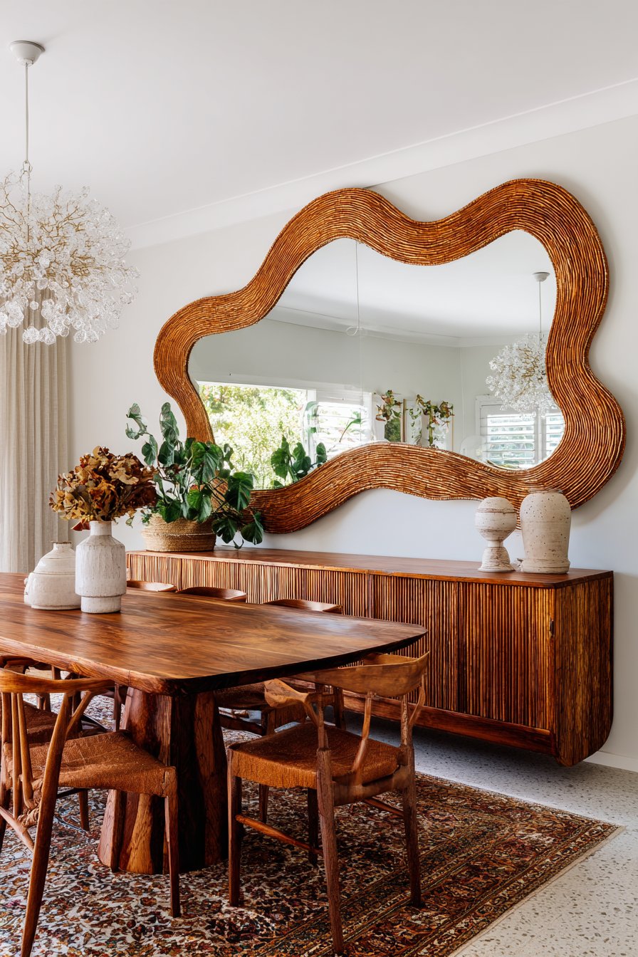 Bohemian Rattan Asymmetry