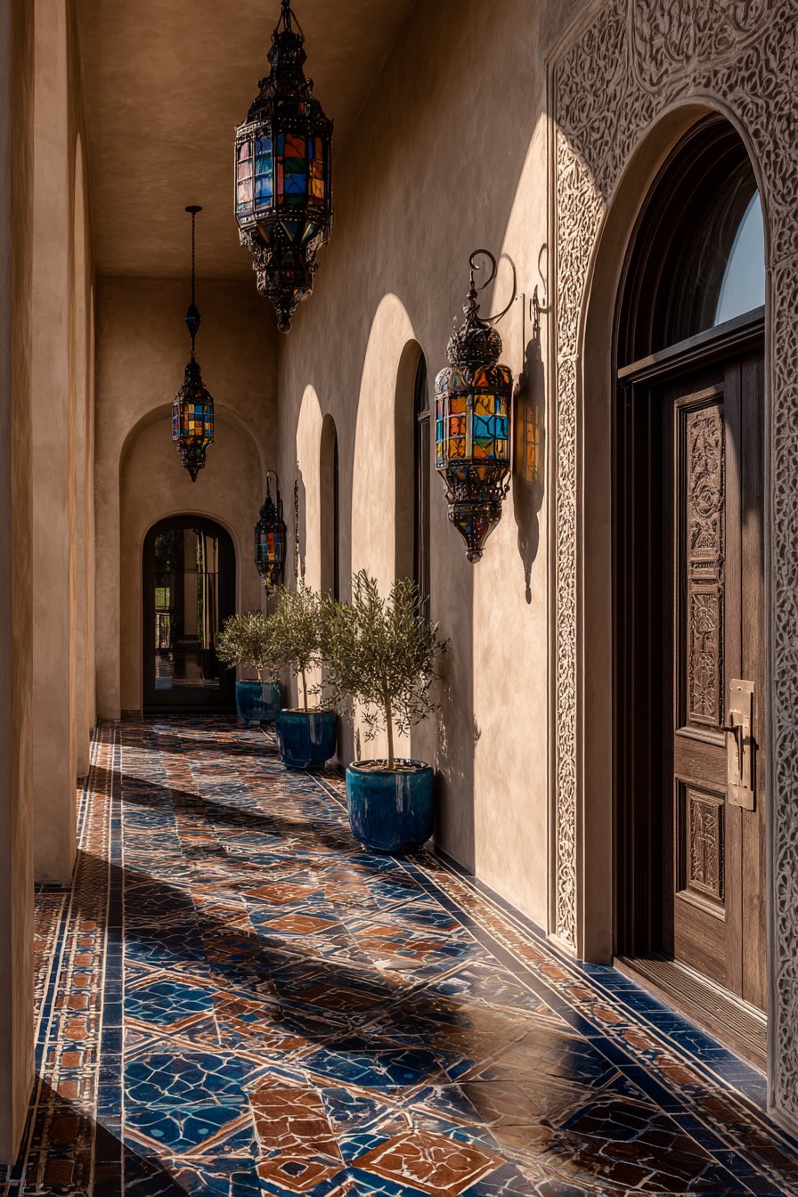 Moroccan Inspired Pattern and Color