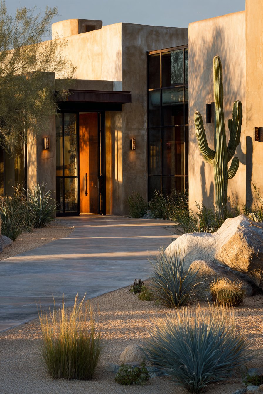 Desert Modern Adobe and Copper