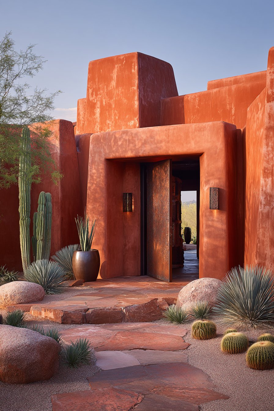 Desert Modern Adobe and Copper