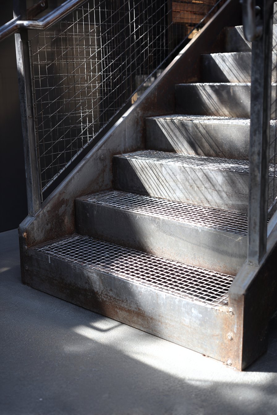 Industrial Metal Grating for Steep Slopes