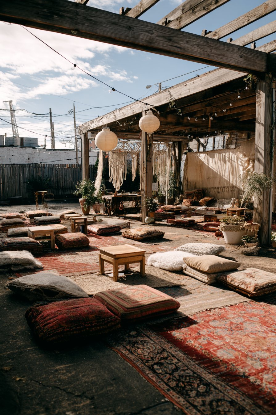 Bohemian Floor Cushion Lounge