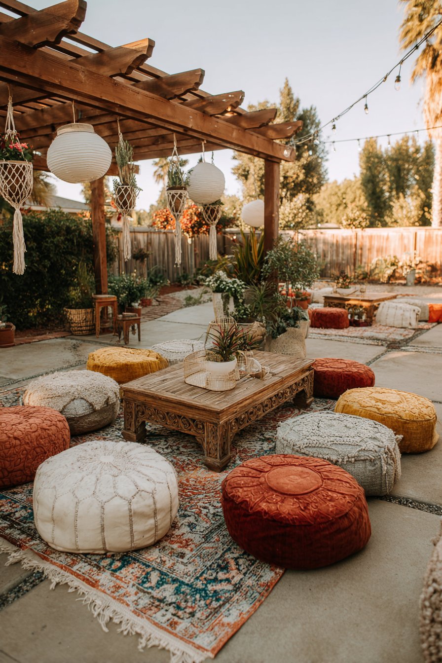 Bohemian Floor Cushion Lounge