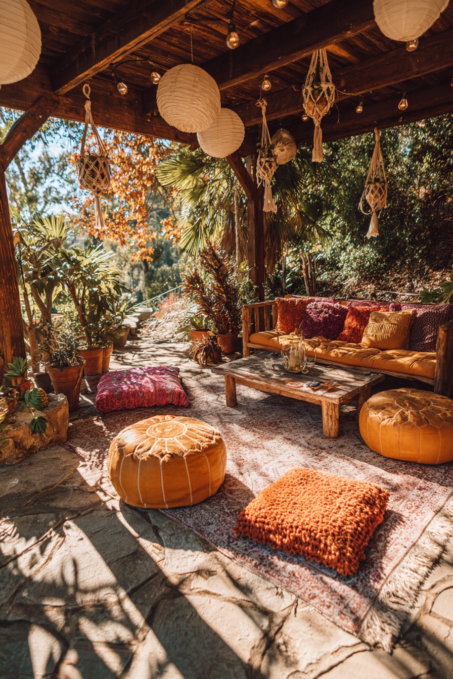 Bohemian Floor Cushion Lounge