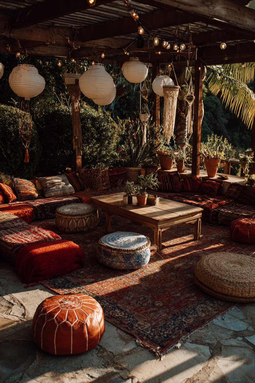 Bohemian Floor Cushion Lounge