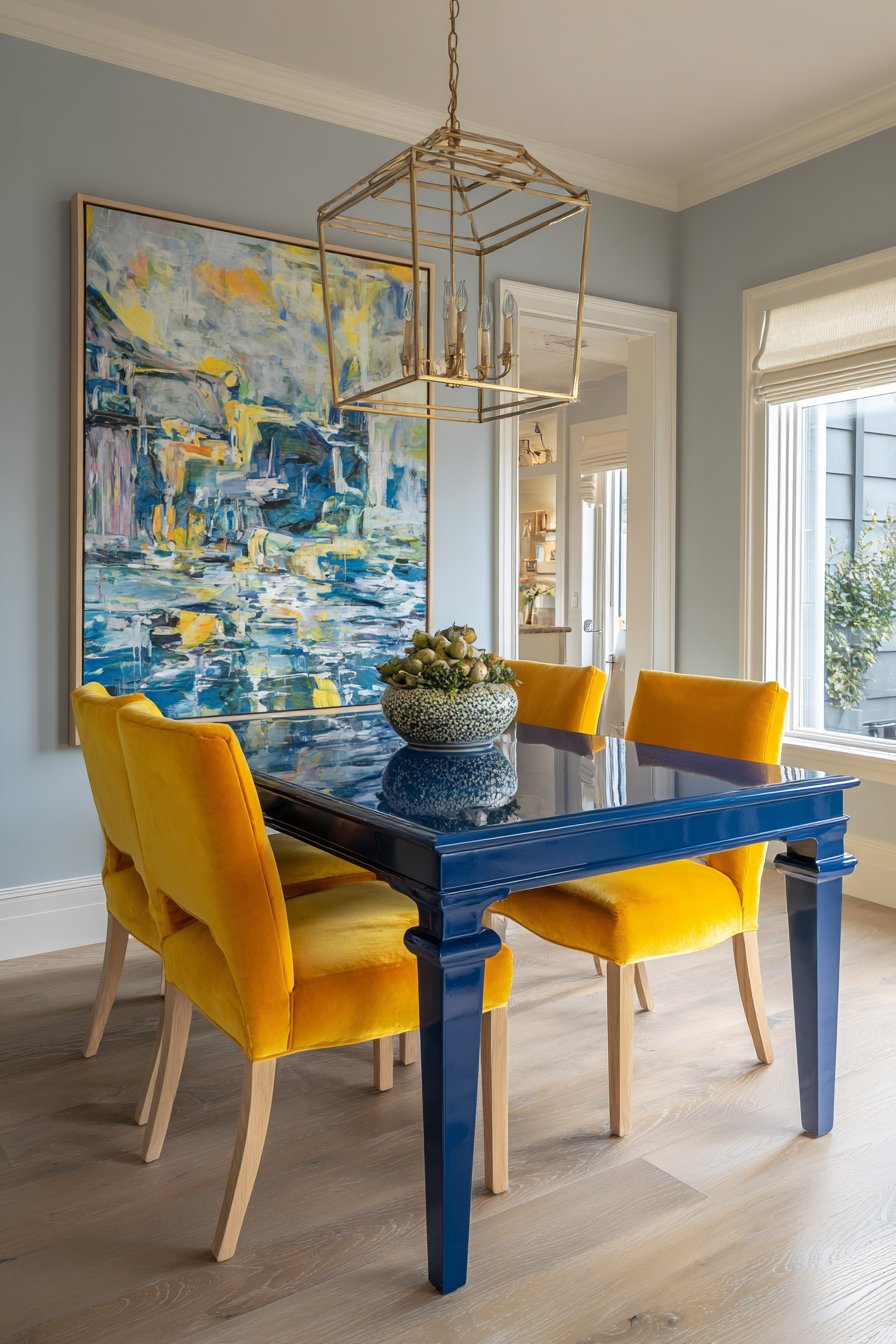 Bold Navy Blue Statement Piece