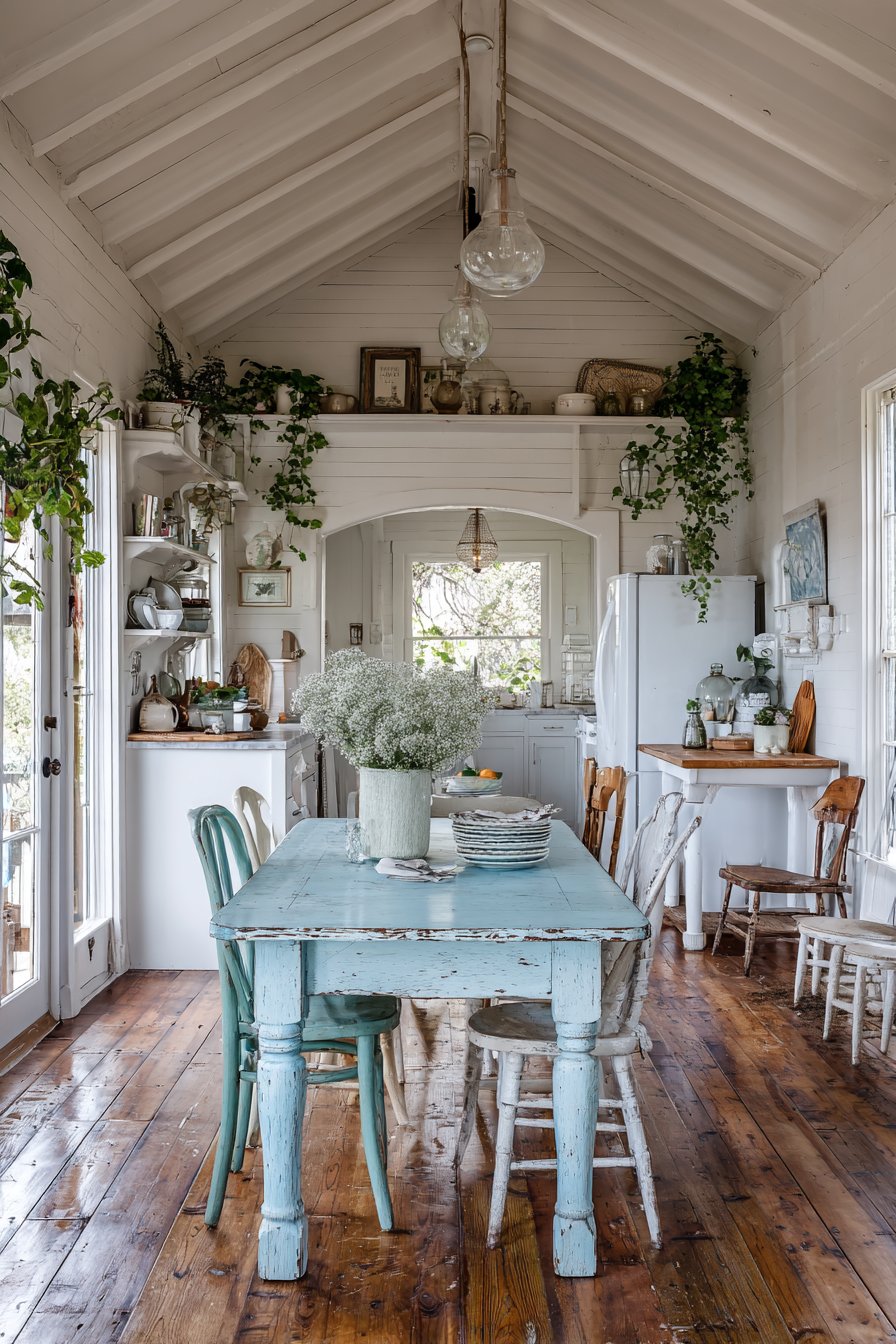 Eclectic Painted Farmhouse Table Collection