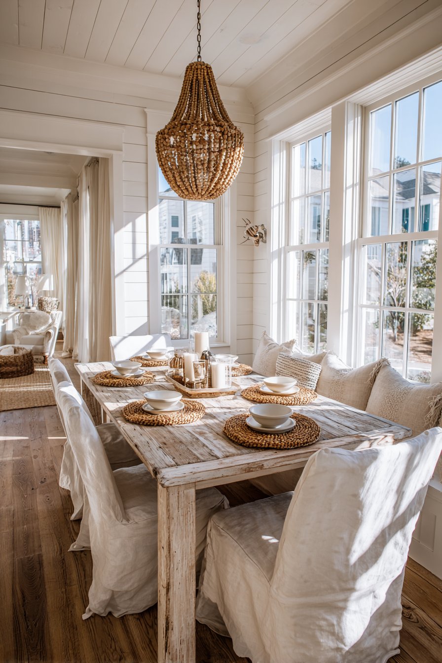 Coastal Farmhouse Whitewashed Brightness